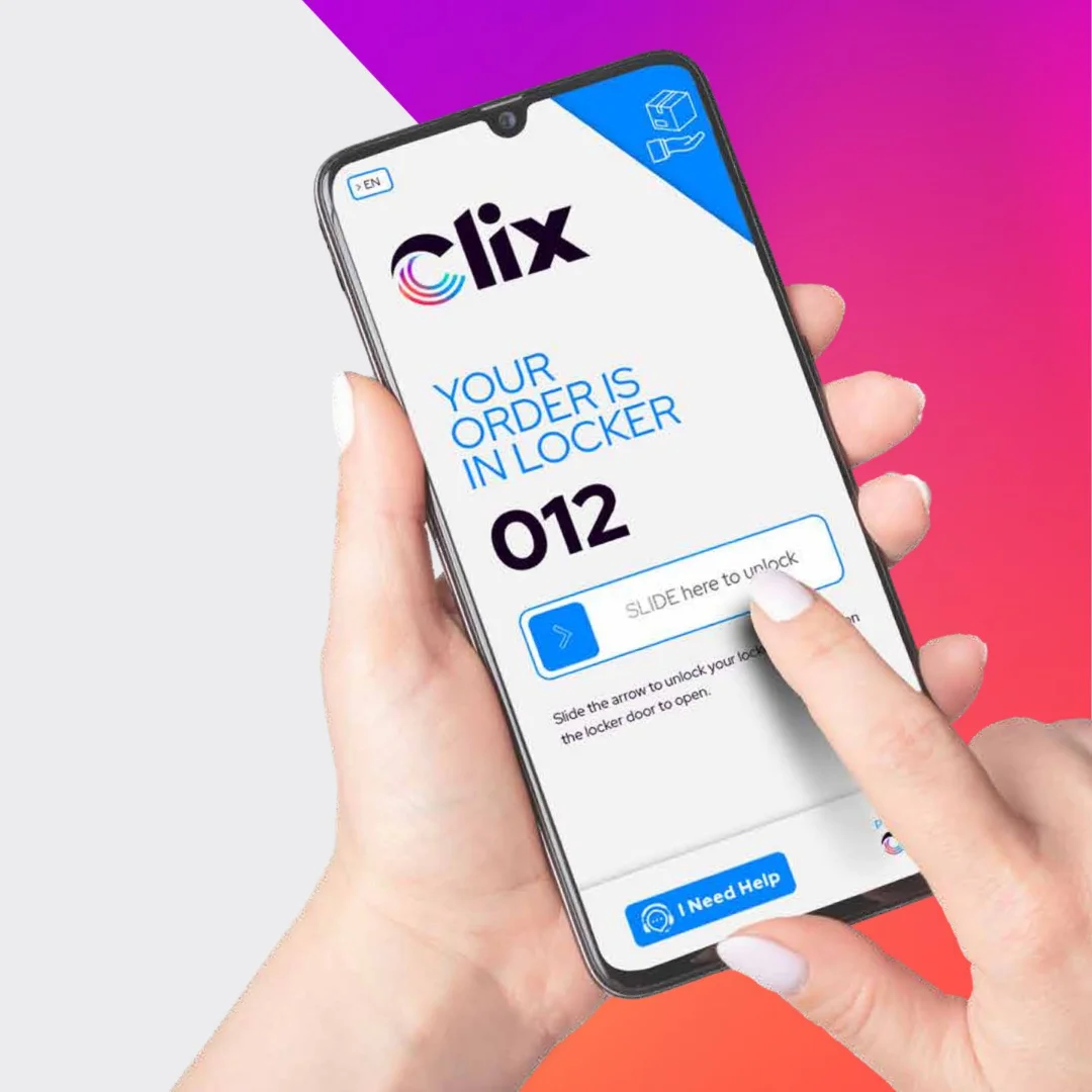 Clix Smart Lockers Phone App